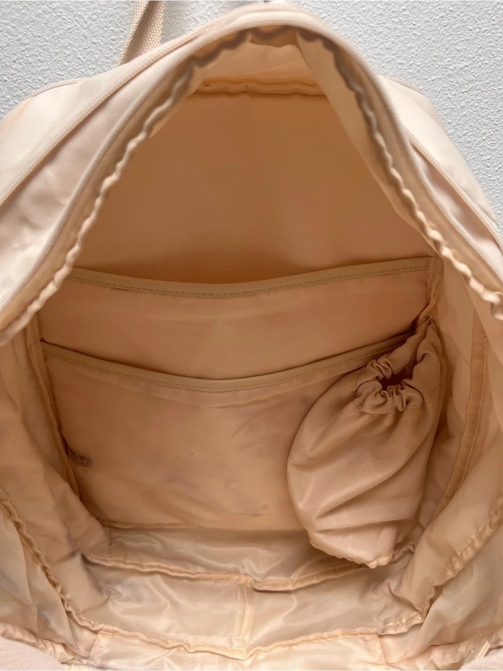 Beis The Expandable Backpack  in Beige